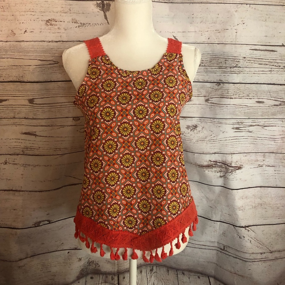 Boho tank blouse